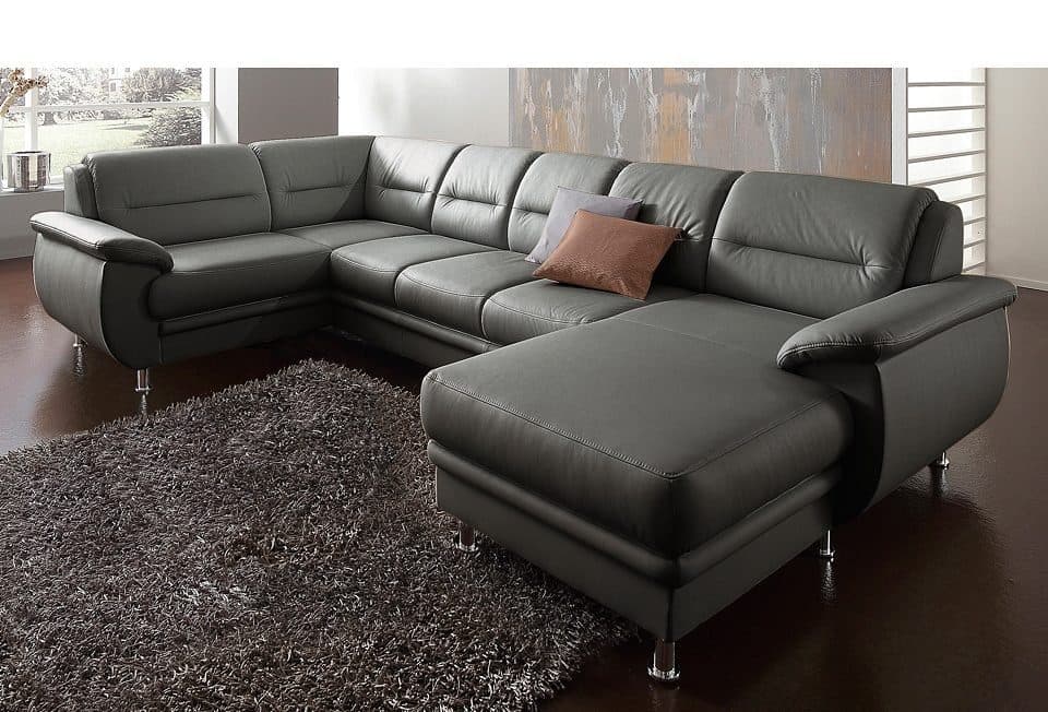 sit&more Wohnlandschaft Mailand U-Form | Grau