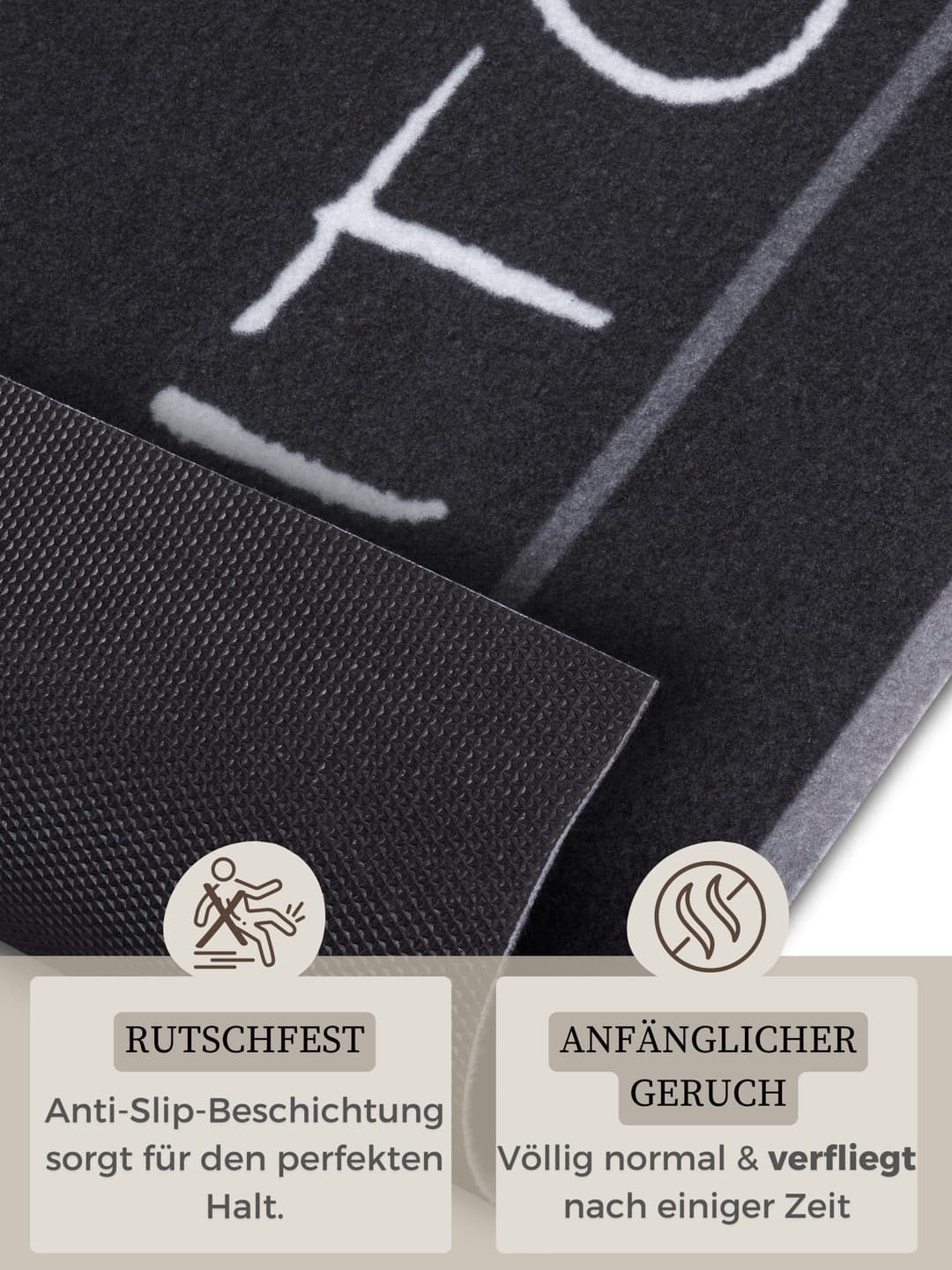 HANSE Home Küchenläufer Kitchen Cutlery | Schwarz