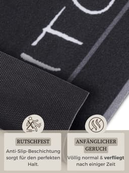 HANSE Home Küchenläufer Kitchen Cutlery | Schwarz