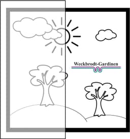 Weckbrodt Gardine Athen | Weiß