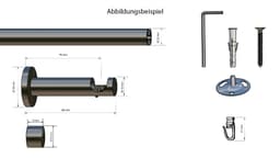OTTO home Gardinenstange TANBUL | Silber
