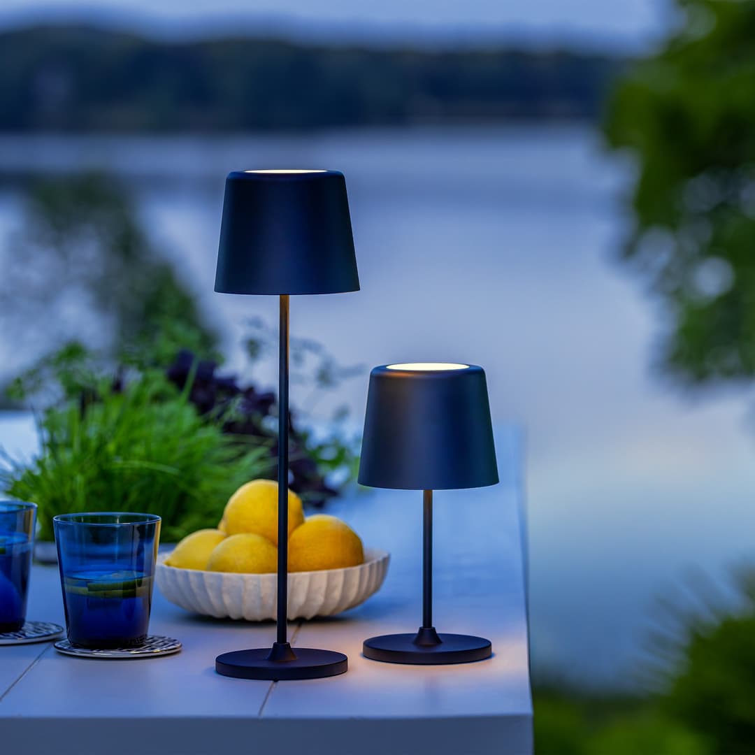Brilliant LED Tischleuchte Kaami | Schwarz