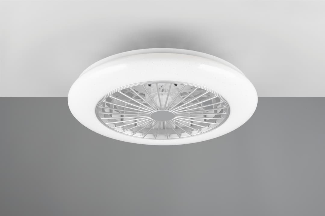 Reality Leuchten LED Deckenleuchte Stralsund Deckenventilator | Grau
