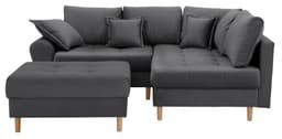 Home affaire Ecksofa Rice L-Form | Grau