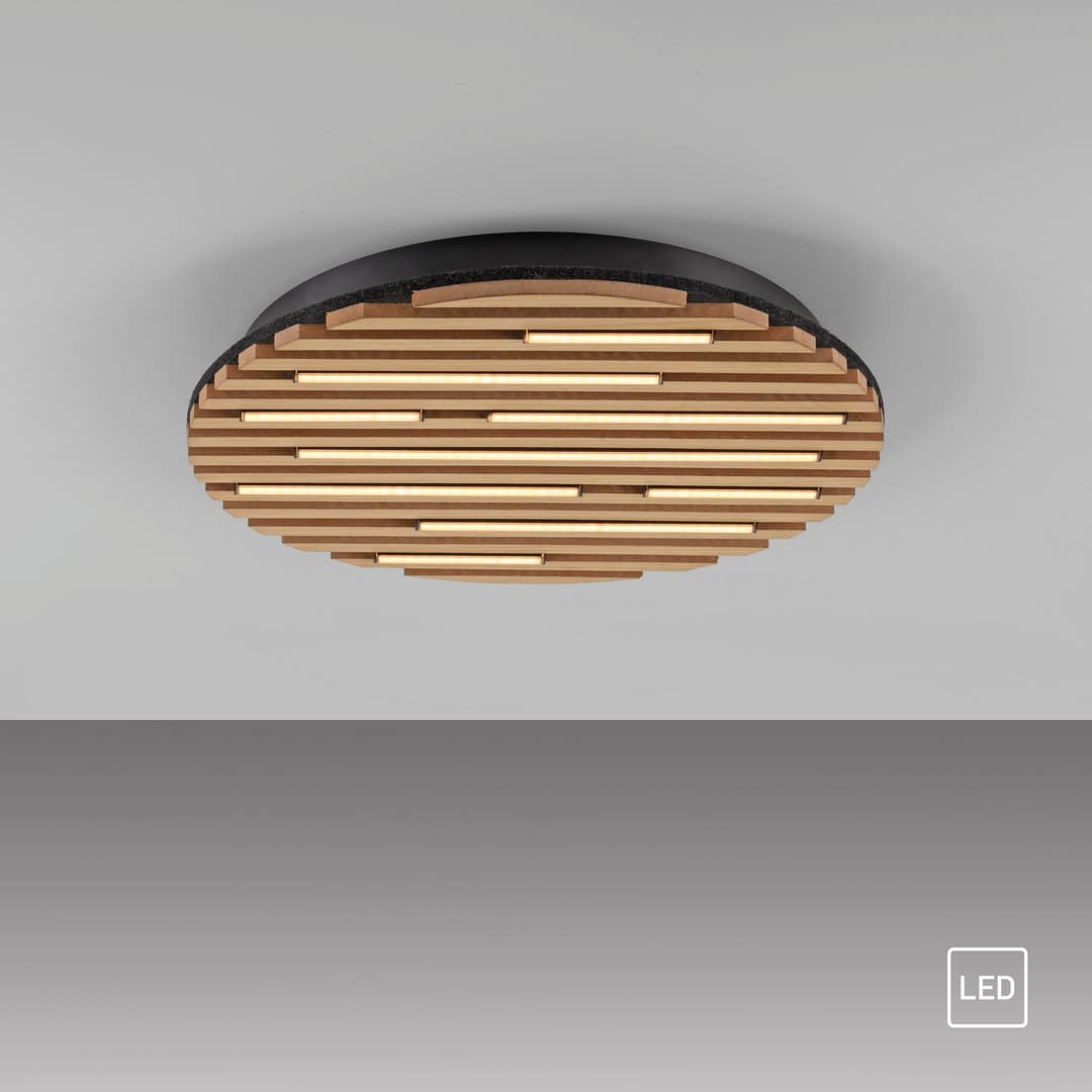 OTTO home Deckenleuchte Ullii | Holztöne