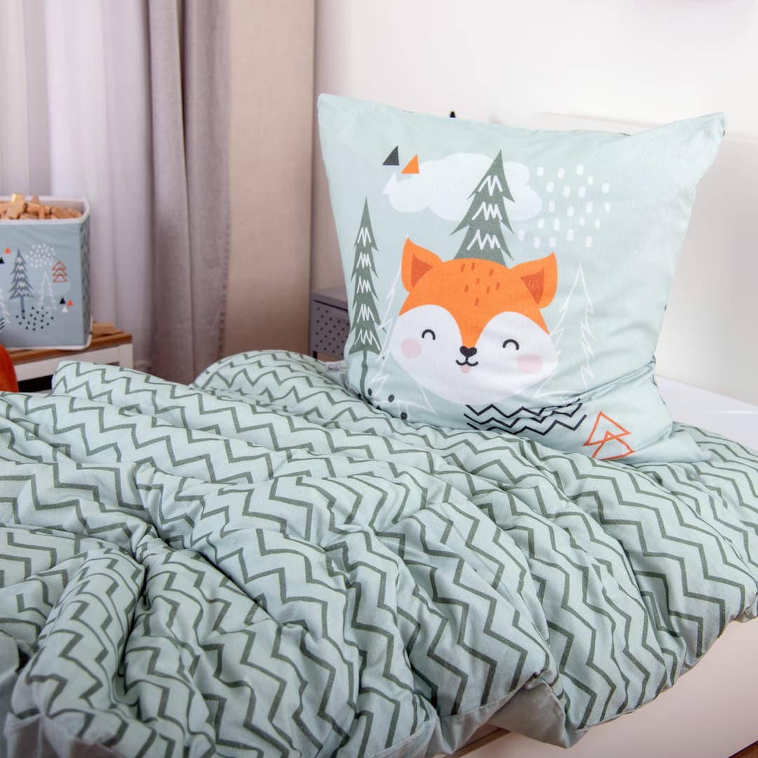 Baby Best Wendebettwäsche Young Collection Nordic Forest | Mehrfarbig