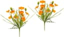 Kunstblume Mohnblumen | Orange