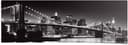 Reinders! Poster New York Brooklyn Bridge | Schwarz