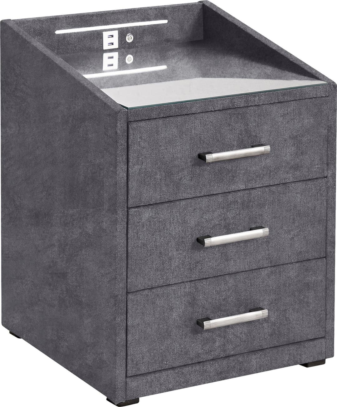 ED EXCITING DESIGN Nachtkonsole Moon | Grau