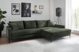 Trends by HG Ecksofa Summer L-Form | Grün