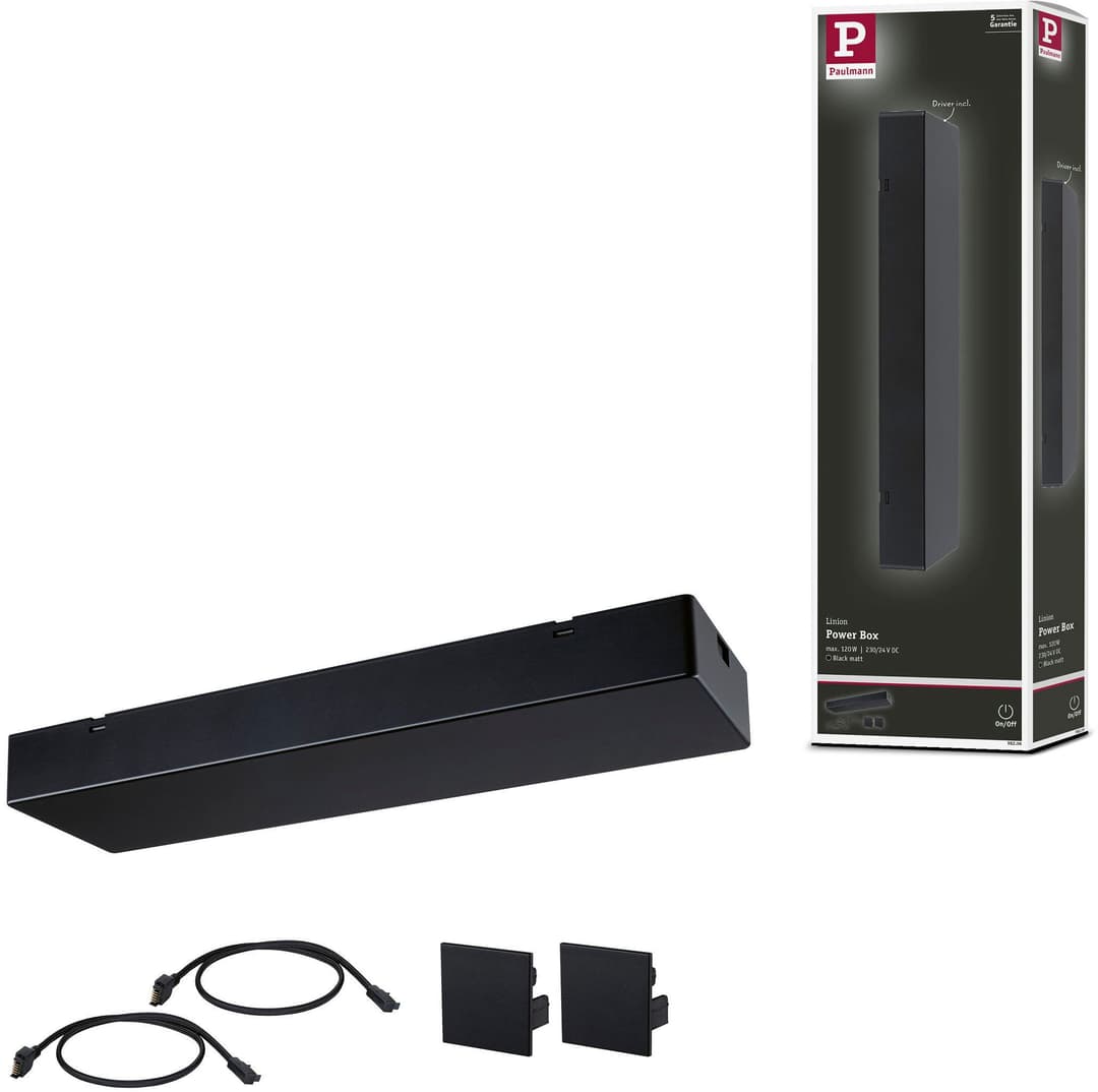 Paulmann Linion Power Box Signalschwarz | Schwarz