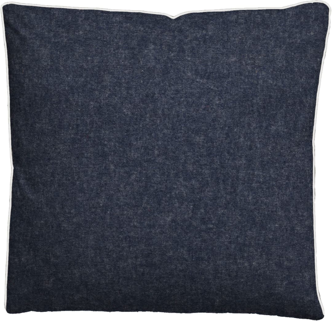 Biberna Kissenbezug Hermal Flanell | Blau