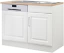 KOCHSTATION Spülenschrank KS-Stockholm | Weiß