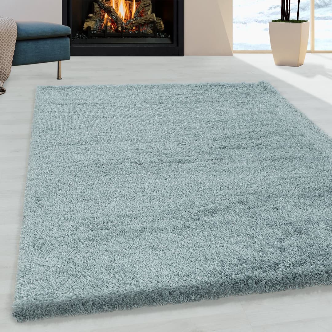 Ayyildiz Teppiche Hochflor-Teppich FLUFFY 3500 | Blau