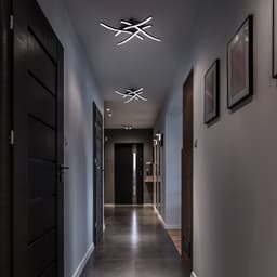 B.K.Licht LED Deckenleuchte BKL1431 | Schwarz