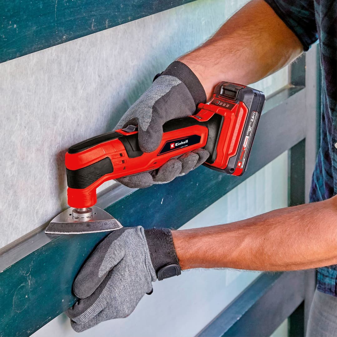 Einhell Akku-Multifunktionswerkzeug TC-MG 18 Li-Solo | Rot