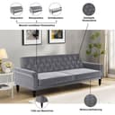 Dorel Home Schlafsofa Tyne | Grau 4