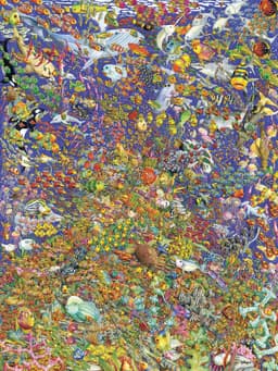 Ravensburger Puzzle Viele bunte Fische | Mehrfarbig