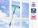 Leifheit Brush Window Cleaner Telescope 200 | Türkis 2