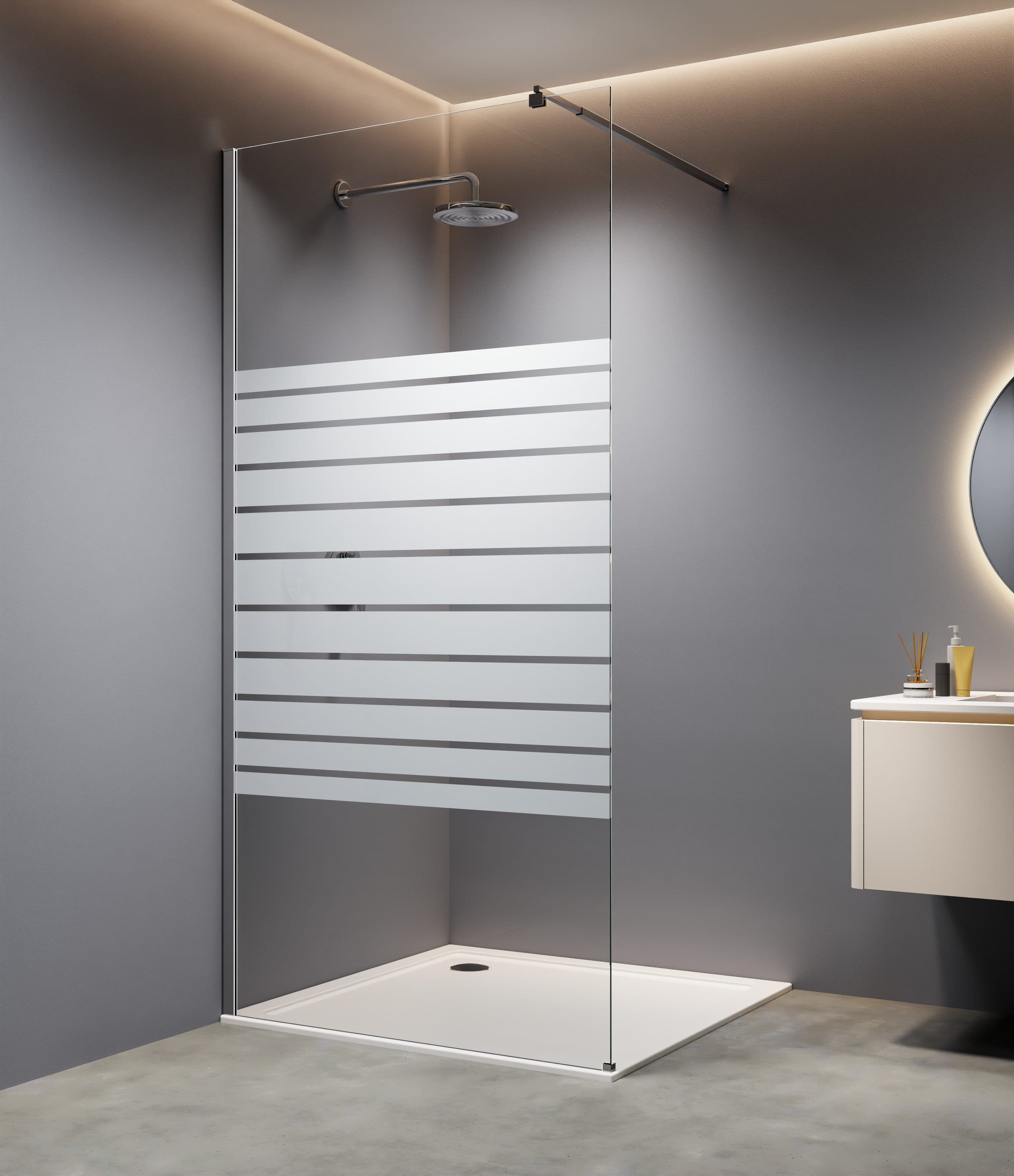 welltime Walk-in-Dusche | Transparent