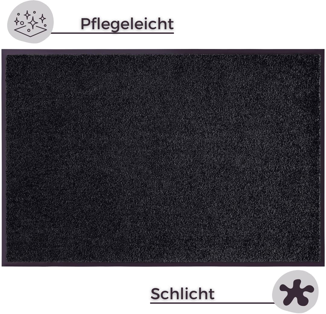 OTTO home Fußmatte Clean & Walk | Schwarz