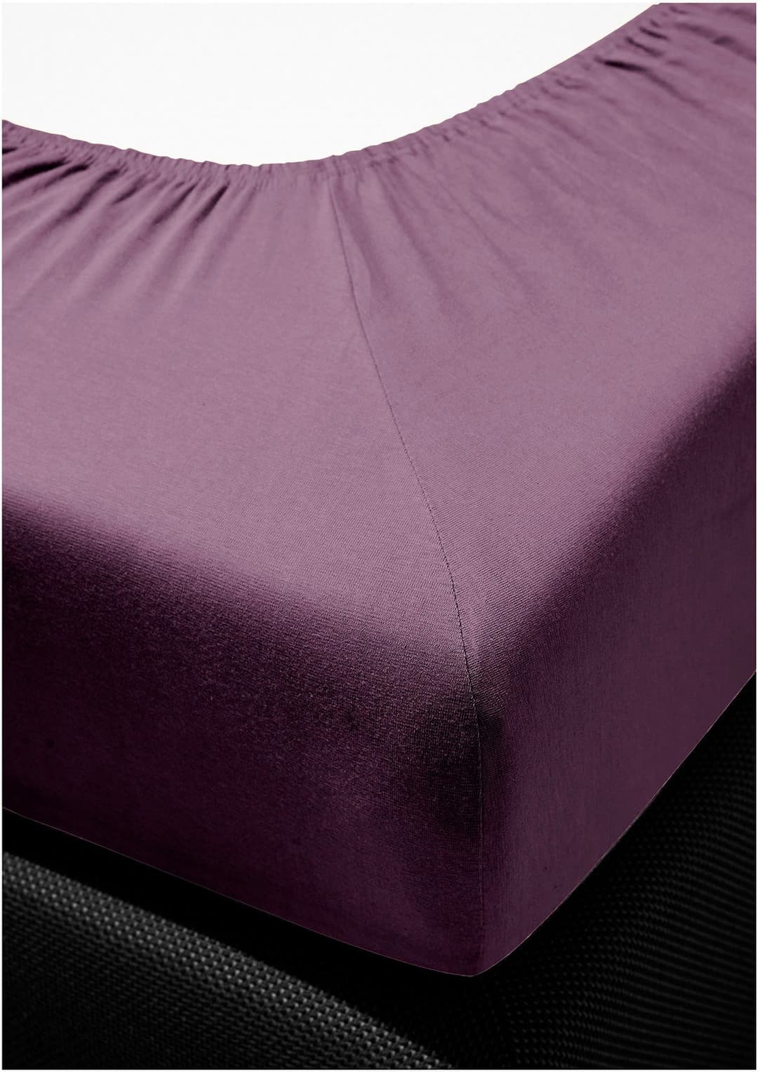 BIERBAUM Jersey Spannbettlaken | Lila