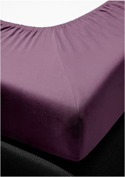 BIERBAUM Jersey Spannbettlaken | Lila