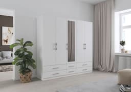 rauch Kleiderschrank HERSBRUCK | Weiß