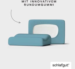 Schlafgut Kissenbezug Pure | Türkis