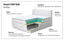 COTTA Boxspringbett Fort mit Bettkasten | Grau 4