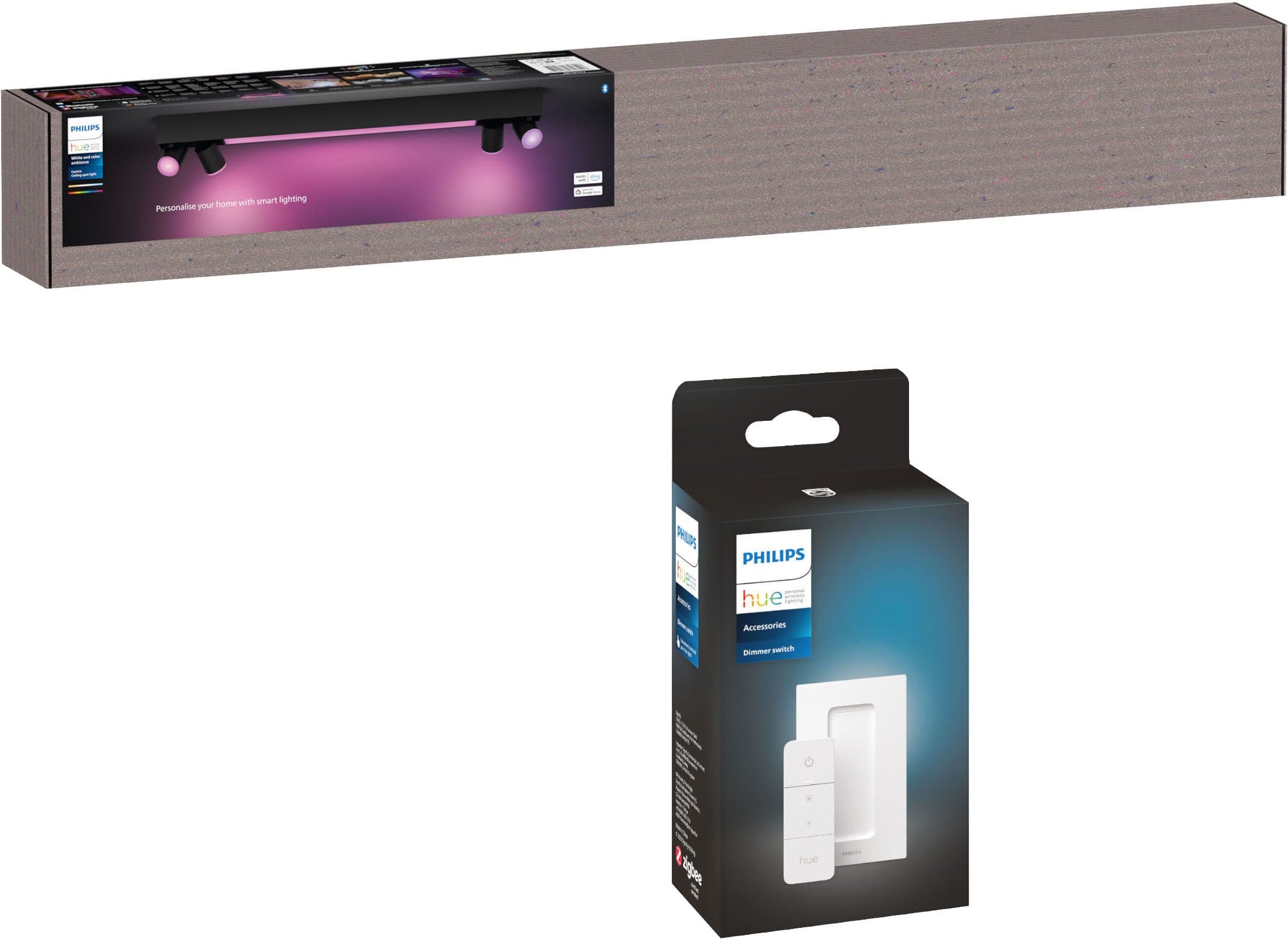 Philips Hue Centris 4er Spot | Schwarz