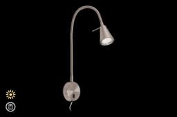 Briloner Leuchten Bettleuchte TUSA | Silber