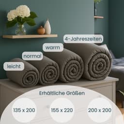 OTTO home Microfaserbettdecke Clarra | Grau