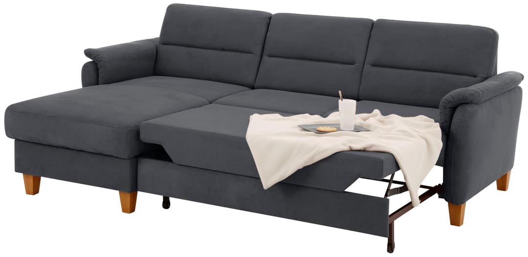 Home affaire Ecksofa Palmera L-Form | Grau