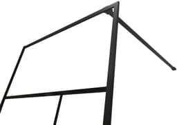 welltime Walk-in-Dusche Tetra | Schwarz