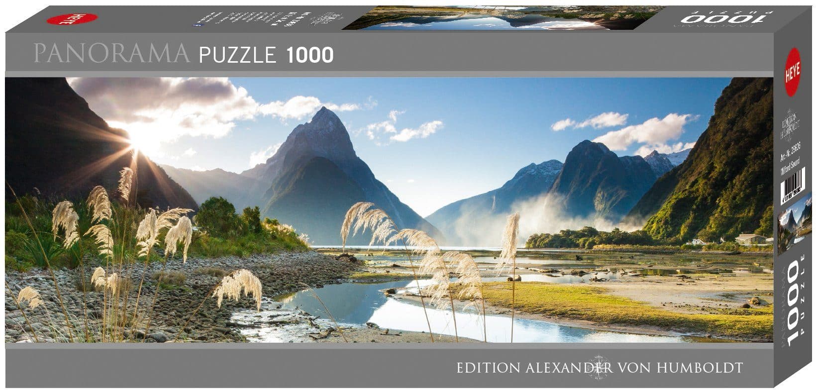 HEYE Puzzle Milford Sound, Edition Humboldt, 1000 Puzzleteile