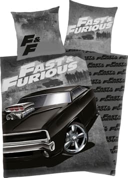 Jugendbettwäsche Fast & Furious | Schwarz
