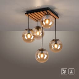 OTTO home Deckenleuchte Evinnia | Braun