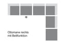 DOMO collection Ecksofa Papenburg | Blau 4