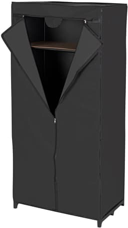 WENKO Stoffschrank Deep Black | Schwarz
