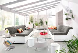 DOMO collection 3-Sitzer Splash | Grau