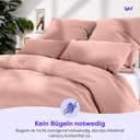 Wolkenfeld Kissenbezug Mikrofaser | Rosa 4