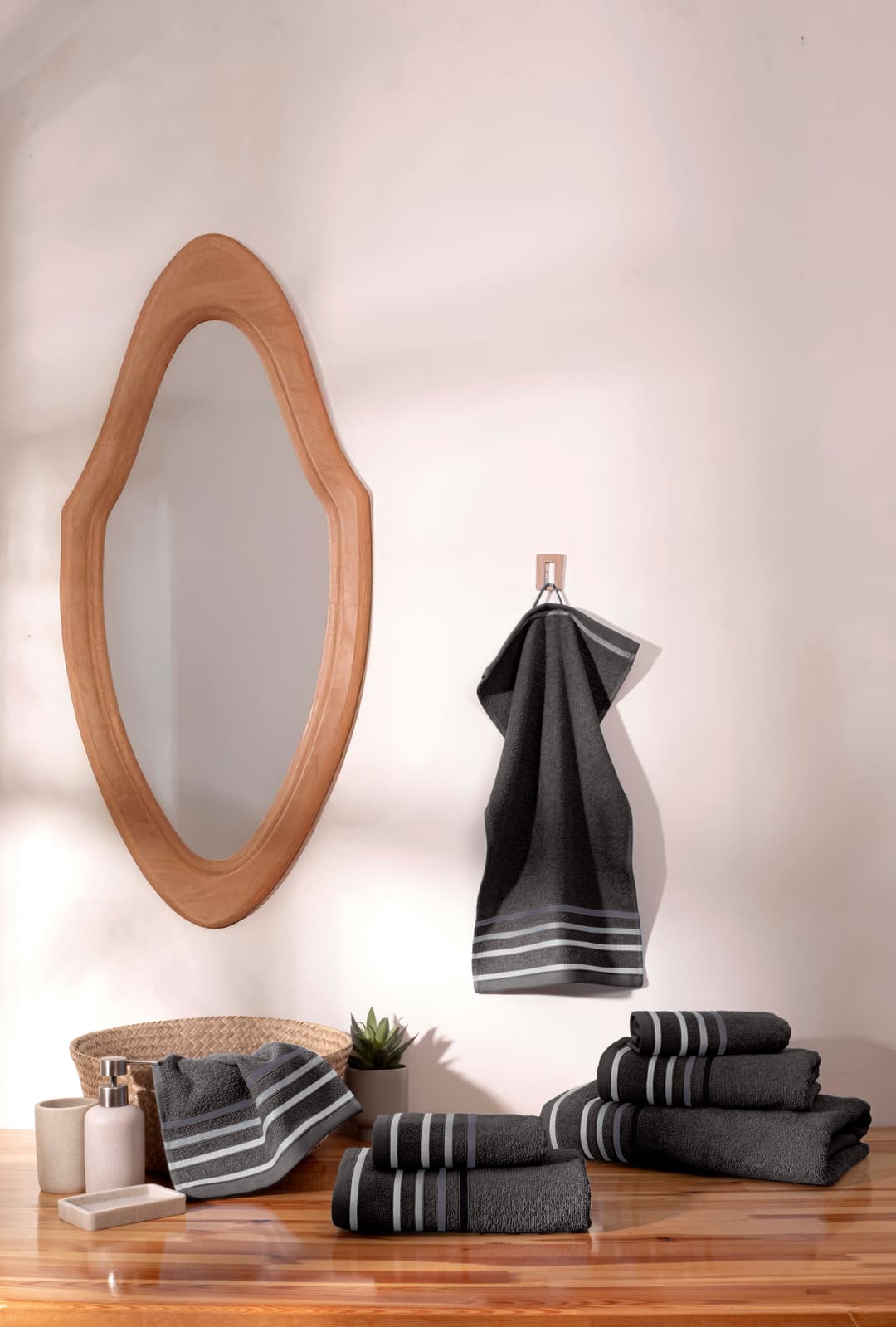 OTTO home Handtuch Set Niki | Grau