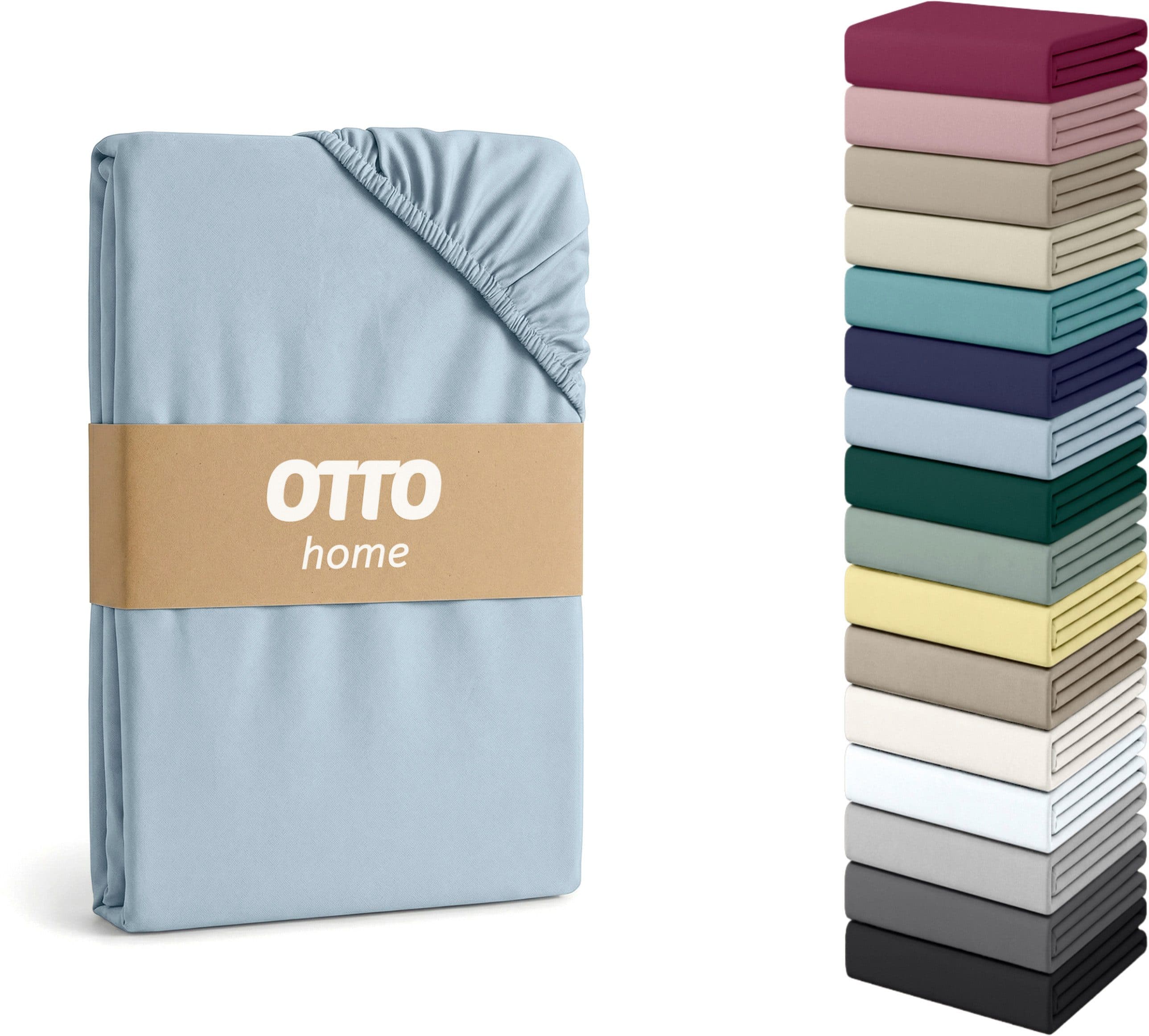 OTTO home Spannbettlaken Physalis Topper COMFORT | Blau