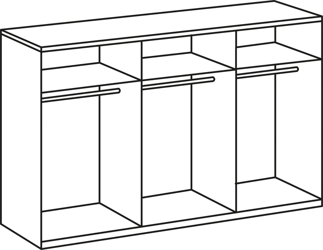 Wimex Kleiderschrank New York | Weiß