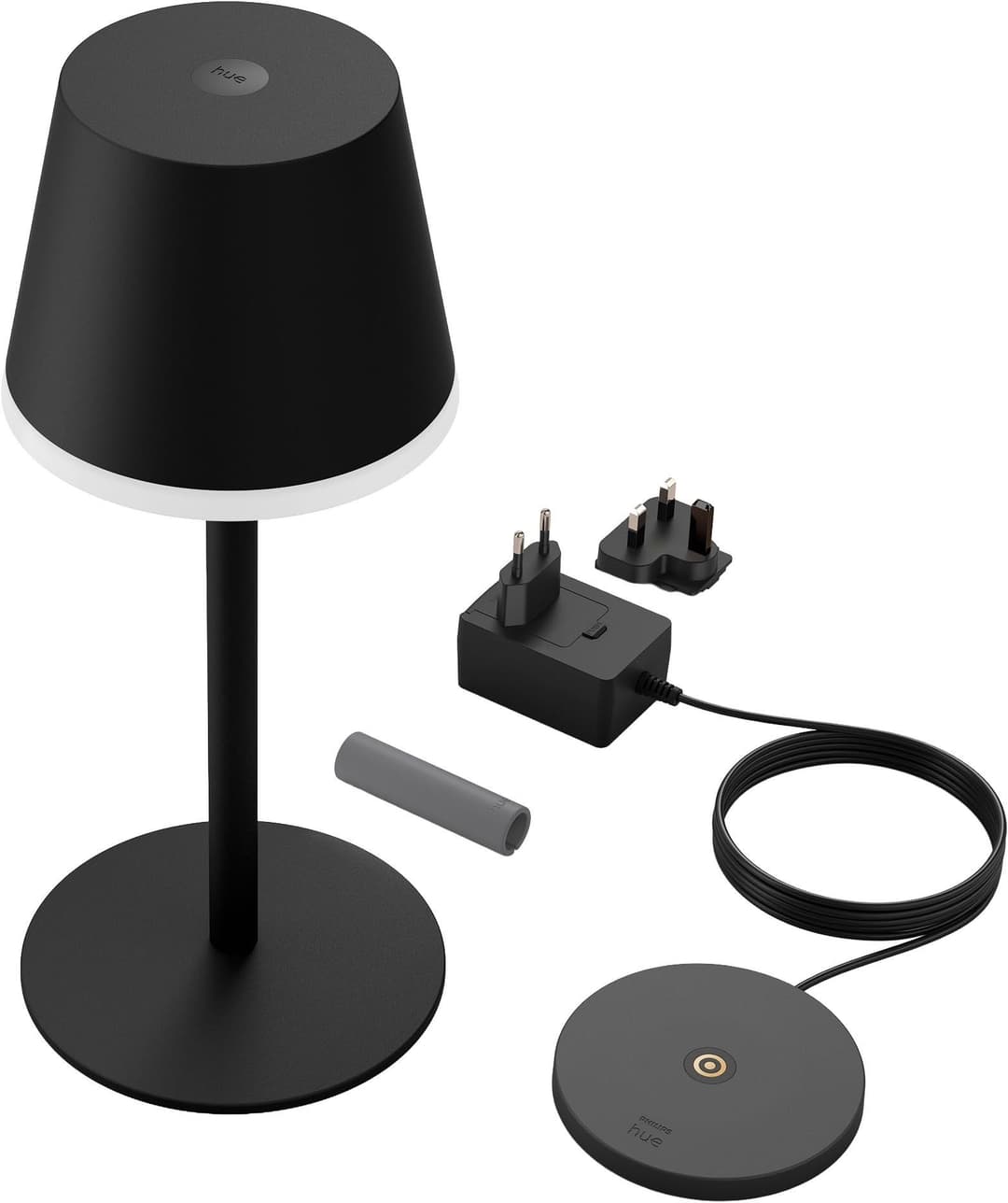 Philips Hue Smarte LED-Leuchte White & Color Ambiance Go | Schwarz