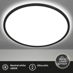Briloner Leuchten LED Panel 7157415 SLIM | Schwarz