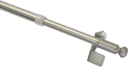 GARDINIA Scheibenstange Klemmstange Filigrano Kugel | Silber