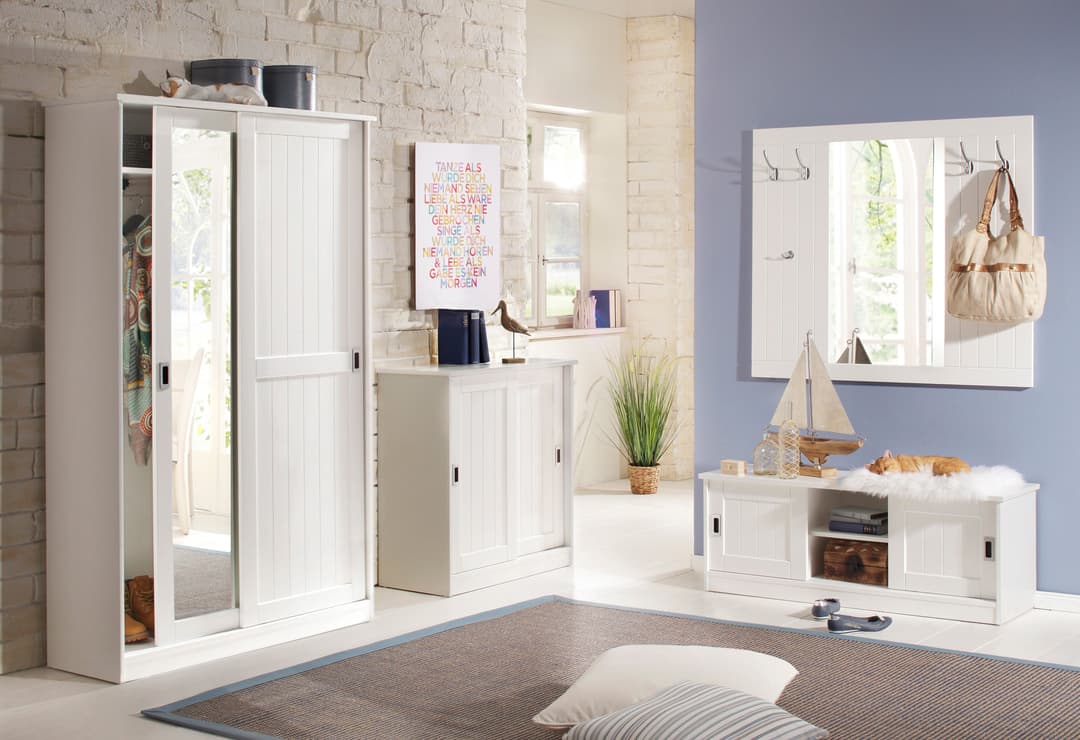 Home affaire Garderobenschrank Nekso | Weiß