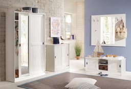 Home affaire Garderobenschrank Nekso | Weiß